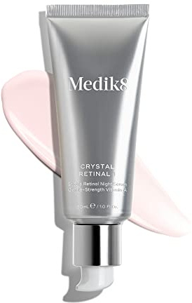 Medik8 Crystal Retinal 1, 30 ml | Age-Defying Retinal Night Serum, Verbessert Falten & Hautfestigkeit, 11x schneller als Retinol, Für empfindliche Haut