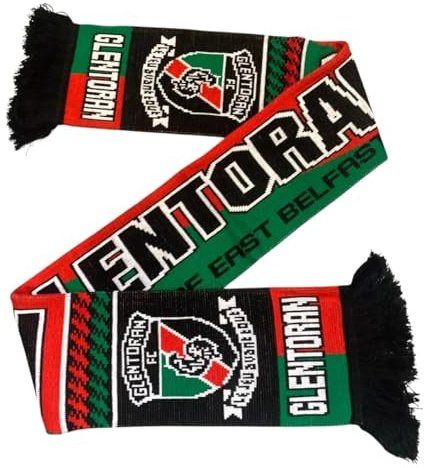 Glentoran Schal - Fußball Jaquard Schal Fanschal