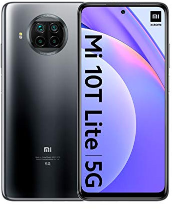 XIAOMI Mi 10T Lite 5G - Smartphone 6+64GB, 6,67 FHD+, Snapdragon 750G, 4X Cámara de 64 MP con IA, 4820 mAh, Gris Perla, con Alexa Hands-Free
