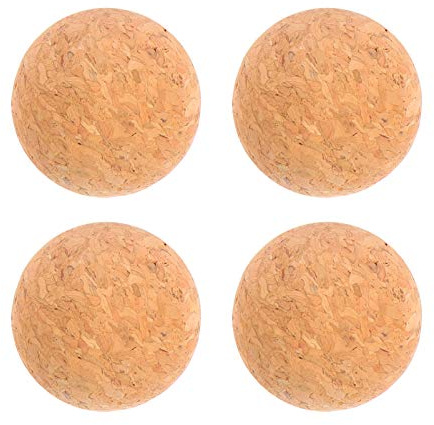 HEMOTON 4 Stücke Weinkorken 3.6cm Korkkugel Korkball Flaschenkorken Naturkorken Bastelkorken Natürliche Korken zum Basteln und Dekorieren DIY Weinflaschen Verschluss