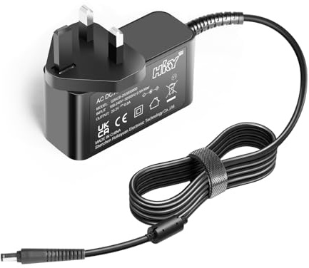 HKY 25.2V Power Supply Adapter for Segway Ninebot eKickScooter Zing C8 C10 C20 C15 C2 C2 Pro E8 E10 E12 082-07-0012 Kids Electric Kick Electric Scooter 21.6V Li-ion Battery Charger UK Power Cable