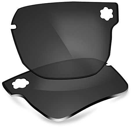 ThunderClap Verres de rechange polarisés pour lunettes de soleil Oakley Chrystl OO4136, Coque noire - Polarisée, Taille Unique