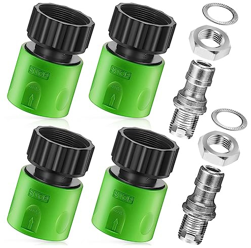 FUBESK Kit de lavage de pont pour tondeuse à gazon, adaptateur de lavage de pont, kit de fixation à connexion rapide, accessoires de nettoyage pour tondeuse à gazon autoportée