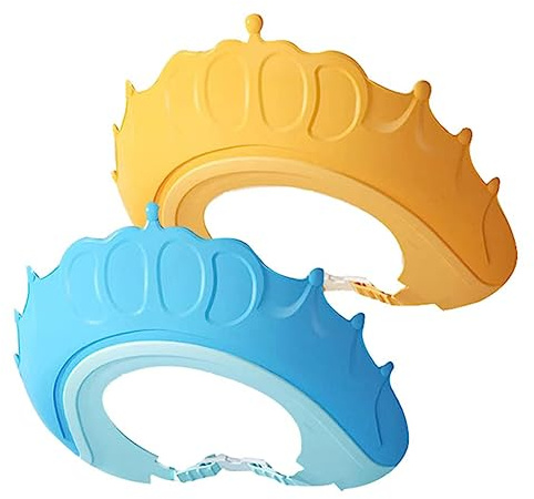 SAFIGLE 2stücke Duschhaube Für Junge Mädchen Haarwaschschutz Für Junge Mädchen Badehaube Für Kleinkinder Wiederverwendbar Formstabil Leicht Und Bequem Passt Am Kopfumfang Ihres