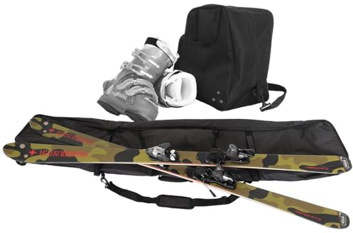 IVOL Ski -Snowboard Tasche und Skischuhtasche - Länge 175cm - mit Rollen