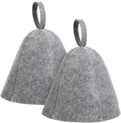 Gatuida 20pcs Breathable Sauna Hat Women Russian Bath Hat Bath Accessories Felt Cap Sauna for Workout Comfy Head Cover