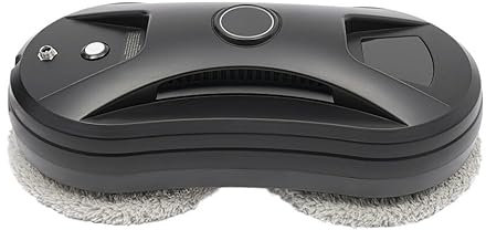 Fensterputzroboter, Automatischer Fensterreinigungsroboter mit Fernbedienung und 35ML Wassertank, Fensterreiniger Roboter mit Automatisches Wassersprühfunktion inkl. 10 Tücher