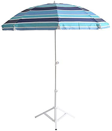CCYENG Ombrellone da Spiaggia per Esterni, pilastro Centrale in Alluminio antiruggine, 8 Stecche, Adatto per terrazza, Piscina, Giardino, Spiaggia, Centro Commerciale