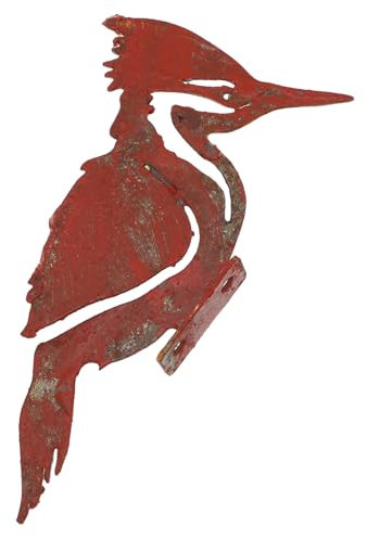 CAXUSD 2 Stücke Outdoor Garten Ornament Kunst Vogel Decor Eisen Kunst Platzsparende Figurine