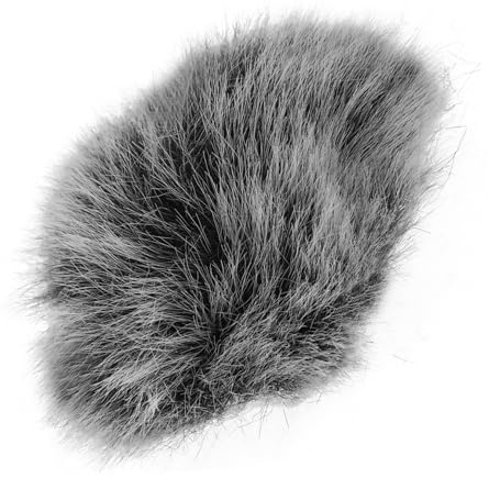 OFFSCH Microphone Wind Screen Cover Furry Windscreen Muff Cover for Meeting Room and Stages, Artificial Material with Wind Noise Absorbing and Replaceable Features
