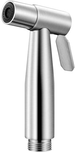 304 Stainless Bidet Sprayer, Handheld Bidet Spray Head for Toilet, Supercharge Toilet Jet Wash Spray Gun for Bathroom, Pet