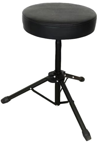 Vllentin gitarrenhocker,schlagzeughocker,Verstellbarer schlagzeughocker,Leicht zu transportieren,rutschfest,Weich und bequem,Geeignet für Erwachsene und Kind,die Musikinstrumente Spielen