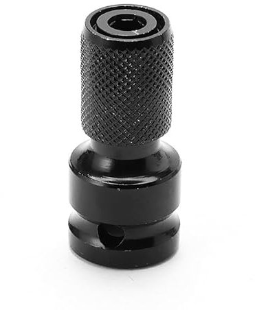 2 Stück Stecknuss-Adapter 1/2 Vierkantantantrieb auf 1/4 Sechskantschaft, Sechskantschaft Bit Adapters Schlagschrauber Zubehör für Schlagratschenschlüssel Schraubendreher Bit Halter