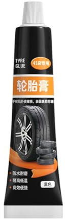 Reparación de neumáticos de 30 ml, de goma fuerte, resistente al agua, de secado rápido, para sellador negro