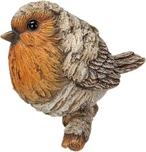 Vivid Arts - Hanging Silver Birch Robin - Garden Decor Outdoor Indoor - HSB-001-N