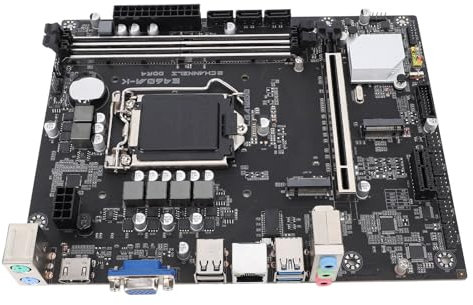 CONBLEMA STONE CPU, PCH B460 Desktop Computer Madono ATX DDR4 64GB per Socket LGA1200 GEN 10 CPU, PCIE3.0 X 16 Espansione della Scheda Grafica, Uscita Video HD