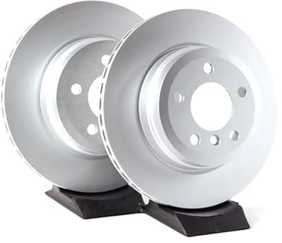 KIKYKUBBLETASW Dischi Freno Anteriori e Posteriori Rivestiti for Auto for Una Maggiore Potenza di Arresto, Prestazioni di frenata fluide, Abbinamento Perfetto con Le pastiglie