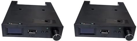 Masslla 2X SFRM44-U100LQD-435 Diskettenlaufwerk-Emulator mit OLED-Bildschirm und Drehgeber-Flash-Diskettenlaufwerk
