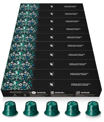 Nespresso Original - Assortiment Stockholm Lungo - 100 Capsules Café