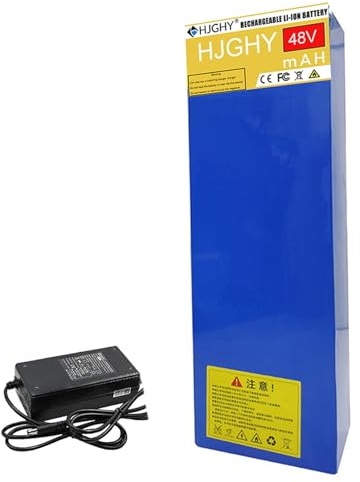 HJGHY 48v,8Ah, Batería de Litio Recargable de 48 V, 10 Ah, 12 Ah, 15 Ah, 18 Ah, 20 Ah, 4,5 Ah, 6 Ah y 8 Ah para Bicicleta eléctrica de 0 a 1000 W.