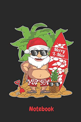 Notebook: Notizbuch | Journal | Handlettering | Tagebuch |110 Linierte Seiten | ca. A 5 | Weihnachten I Weihnachtsgeschenk I Kinder I Männer I Frauen ... I X-mas I Weihnachtsmann I Santa Claus I Buch