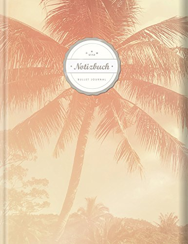 BULLET JOURNAL (©Star, A4, 156 Seiten, Softcover) || Mit Register || XXL Punktraster Notizbuch, Tagebuch, Gepunktete Seiten, Dot Grid Notebook, „Holiday“