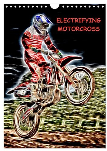 Electrifying Motorcross (Wall Calendar 2026 DIN A4 portrait), CALVENDO 12 Month Wall Calendar: Electrifying motorcross madness