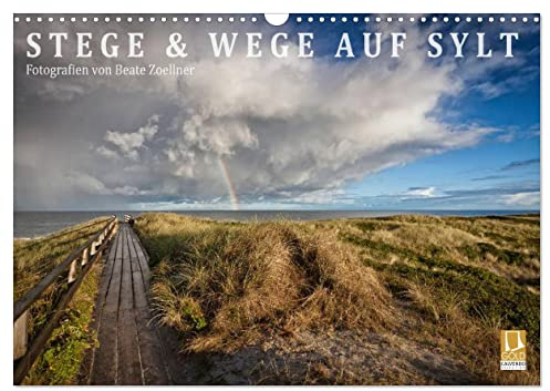 CALVENDO - Stege & Wege auf Sylt (Wandkalender 2027 DIN A3 quer), Monatskalender: Die schönsten Wege auf Sylt erkundet man am besten zu Fuß. Dann eröffnen sich atemberaubende Einblicke, Ausblicke, Per