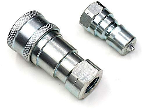 CEKER - Acoplador hidráulico de 1/4 pulgadas NPT ISO 7241B, acopladores hidráulicos de conexión y desconexión rápida para tractores