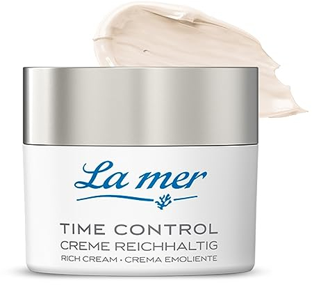La mer Time Control Creme Reichhaltig - Reichhaltige Anti-Age Gesichtspflege für normale bis trockene Haut - Schützt vor Austrocknung - Aktiviert hauteigene Funktionen - 50 ml
