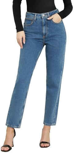 GUESS Jeans 5 Tasche Mom Jean W2YA21D4NH5 Blu