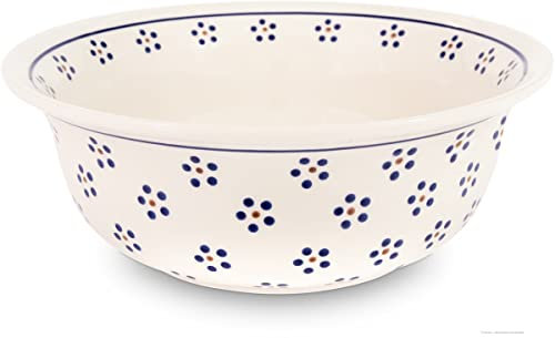 Bunzlauer Keramik Ensaladera original de 2,0 litros de diámetro, 24,5 cm [forma 4] en decoración 1