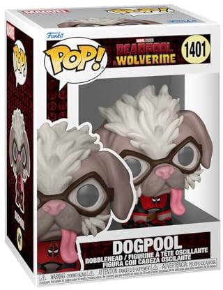 Funko Pop! Marvel: Deadpool & Wolverine - Dogpool - Collectable Vinyl Figure - Gift Idea - Official Merchandise - Toys for Kids & Adults - Movies Fans - Model Figure for Collectors and Display