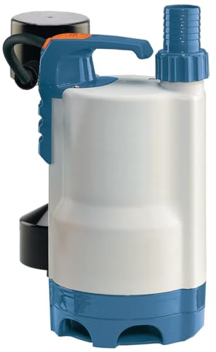 Bomba de achique sumergible DRAINAGEPUMP DRAIN-TOP-VORTEX 370-/GM MAGNETIC FLOAT como bomba de jardín para riego/desagüe con interruptor de flotador magnético