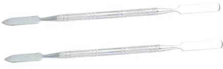 FRCOLOR Lot de 2 applicateurs de maquillage pour le visage - Outils de manucure - Applicateur de lotion - Gadgets de maquillage - Stylo à pointiller - Spatule - Produits de soins de la peau