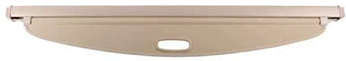 WHLXQ Auto Hintere Kofferraum Hutablage FüR VW Tiguan 2010-2015 Einziehbare Trunk Cargo Abdeckung Schattenschutz PrivatsphäRe,A/Beige