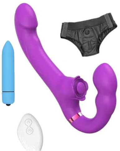GAOSJX Cinturón Ajustable, Multifunción de Doble Cabezal,Purple