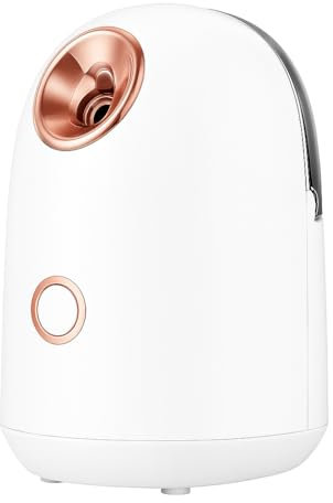 Sauna Pulizia Viso - Vaporizzatore Facciale per Impurità della Pelle Vaporizzatore Per Viso Atomizzatore Sauna Facciale Per Pulizia Pori, Nebulizzatore Nano-Ionico per Pulizia del Viso, Nebbia Calda