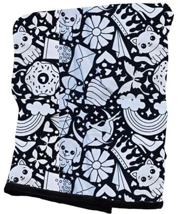 DIYs Coloring Blanket | Colour Your Own Blanket | Creative Funny Velvet Colouring Pictures Throws for Children | Soft Snuggle Scratch Drawing Art Blankets Crafts Decor for Adults