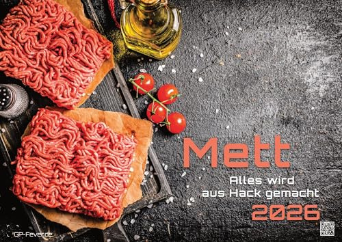 Mettkalender – allt är gjort av hack – 2025 – kalender DIN A3 (ca 42 cm x 30 cm)