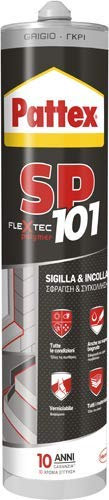 SILICONE SIGILLANTE POLIMERO PATTEX SP101 GRIGIO 280 ML