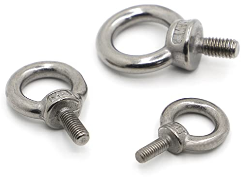 KOINEN Ösenbolzen,Spreizschraube, 3 Stück Din580 Ringschraube 304 Edelstahl Marine-Hebeösenschraube M3 M4 M5 M6 M8 M10 M12 Ringschlaufenloch for Kabelseil (Color : M12 1pc)