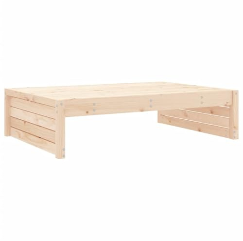 vidaXL Gartenhocker 120x80 cm Massivholz Kiefer