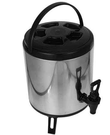 UTHCLO Distributore Di Bevande in Acciaio Contenitore Isolante Da Distributore Di Caffè e Freddo Bollitore Per Per Catering Feste Ed