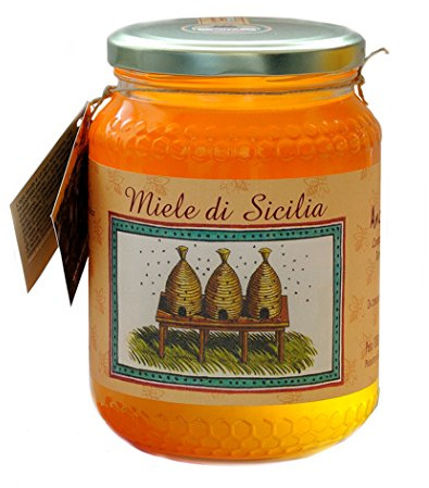 Miel Amodeo Carlo - abeille noire de Sicile 1kg (Sulla)