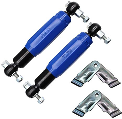 p4U AL-KO Amortiguadores de rueda Octagon Plus - Azul, 2 unidades, 1350/2700 kg, Incluye soporte para fijación de eje, 244085
