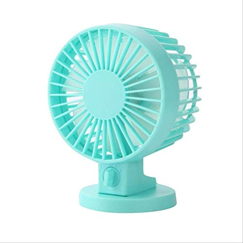 N/X Mini Ventilateur Pliant USB, Ventilateur Portable, Charge USB, Ventilateur Ultra Silencieux ， pour La Maison, Le Bureau, Les Voyages en Plein Air Bleu