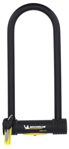 MICHELIN - Antivol U SRA 112x310 mm Ø18 mm - Sécurité 10/10 - Certifié SRA et Art - Acier trempé - Serrure à cylindres 7 disques - 3 clés fournies - Garantie 10 Ans