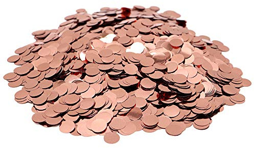 VCOSTORE 6500 Stück Konfetti Hochzeit Geburtstag, 1cm Streudeko Geburtstag Konfetti Glitzer Papier Streudeko Seidenpapier Confetti Groß Bunt für Versammlungen, Feste und Jubiläen