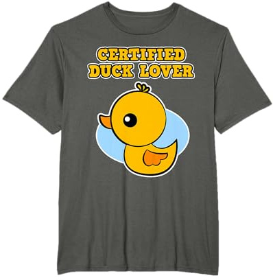 Regalo de pato para y los hombres - Certified Duck Lover Camiseta